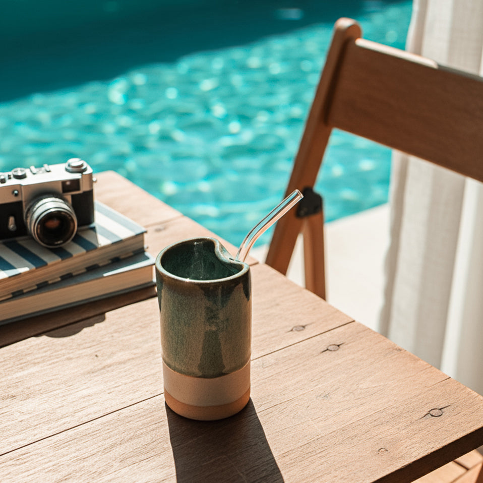 Handmade Stoneware Travel Tumble