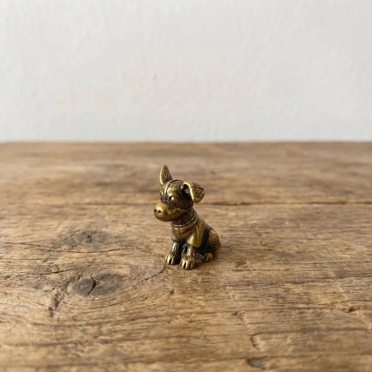 The Loyal Beginning - Brass Puppy Object