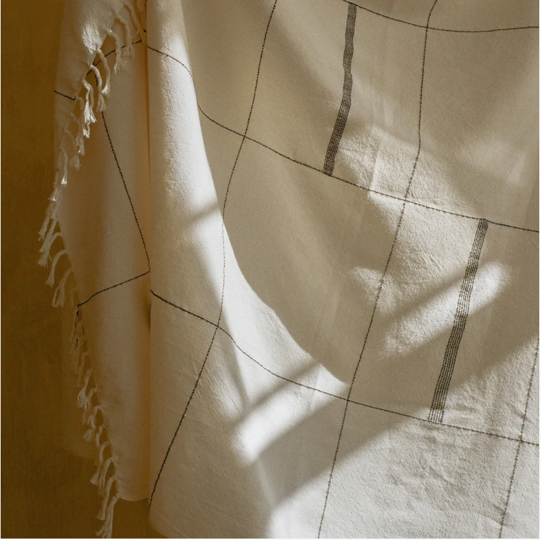 Leila Atelier organic cotton textile, woven in Cape Town