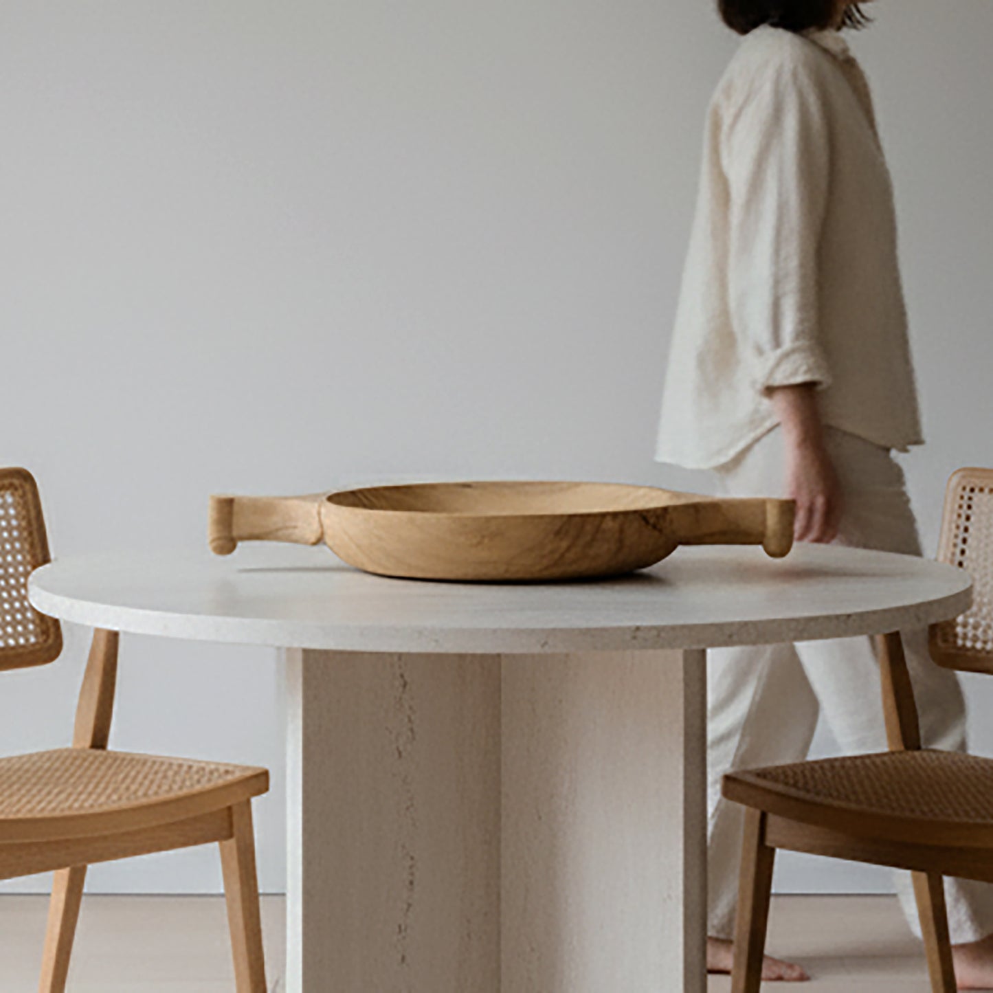 Large Artisan Jackfruit Wood Bowl