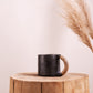 Black Pottery Mugs