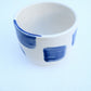 Hand-Painted Ceramic Mug – Blue Brush
