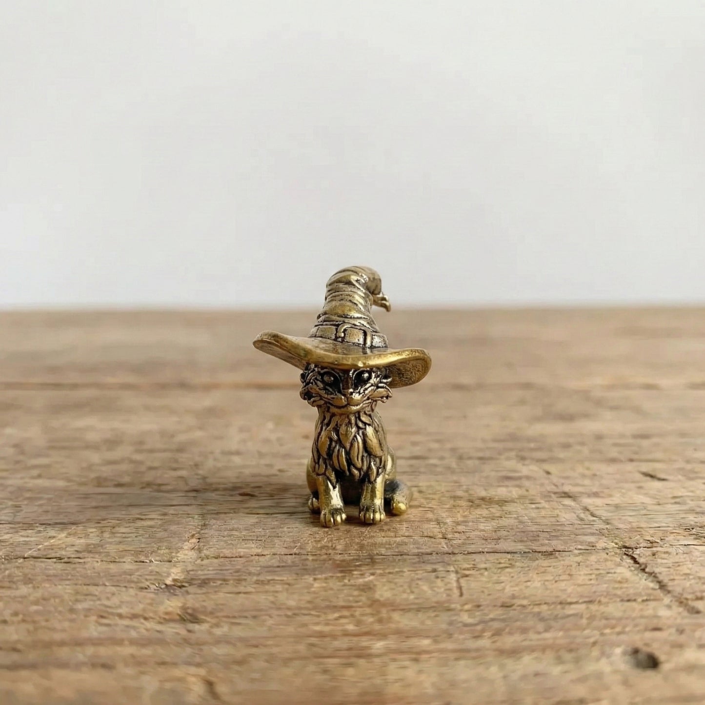 The Magic Cat - Miniature Brass Object