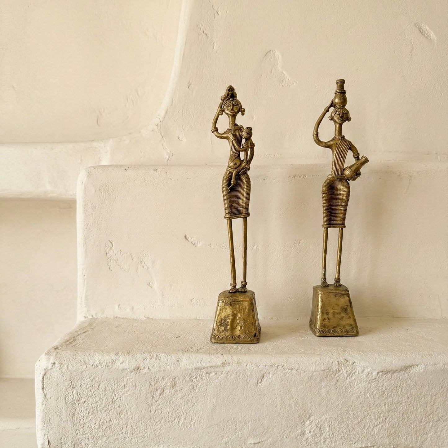 The Water Bearer — A Dhokra Reverie