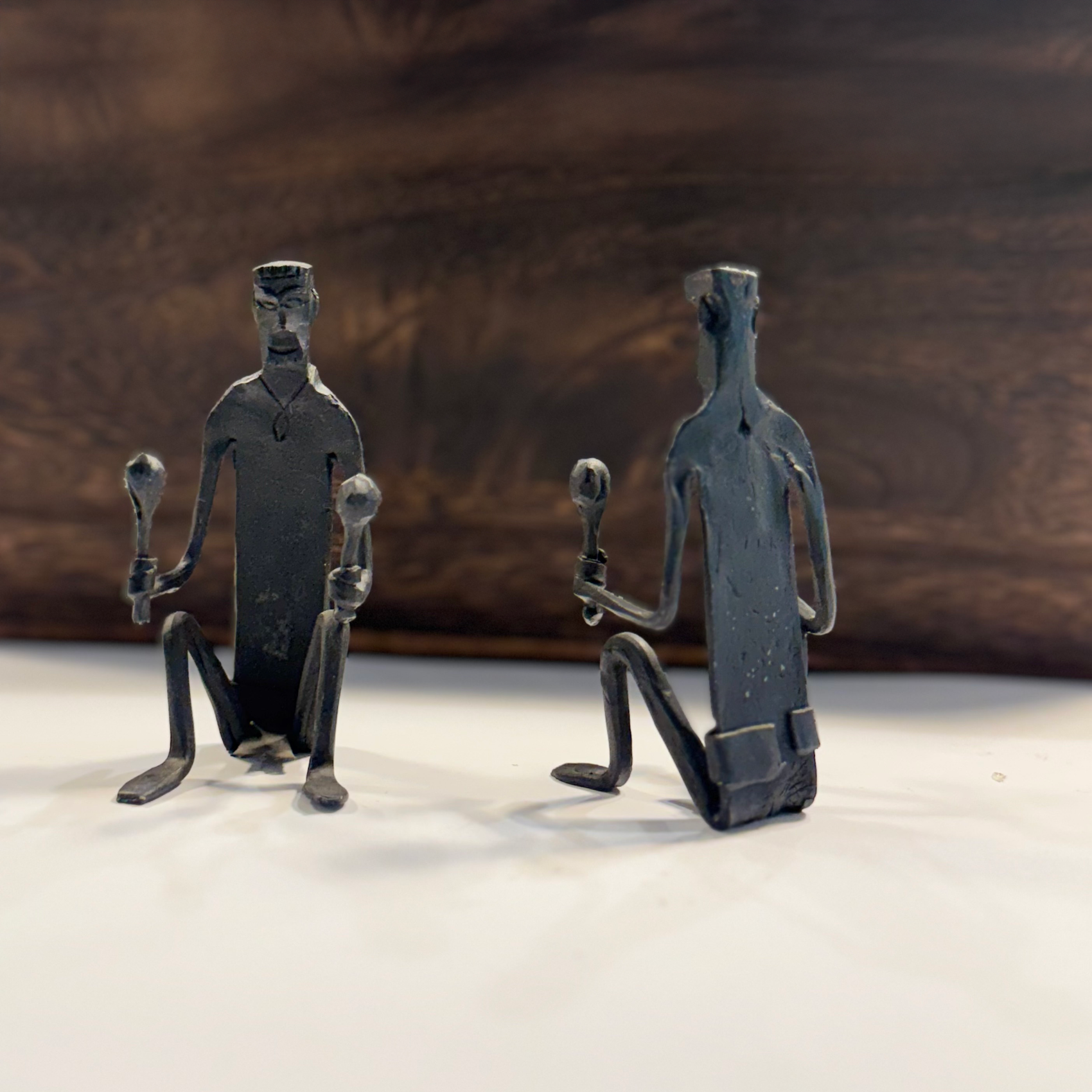 Wrought Iron Maraca Players