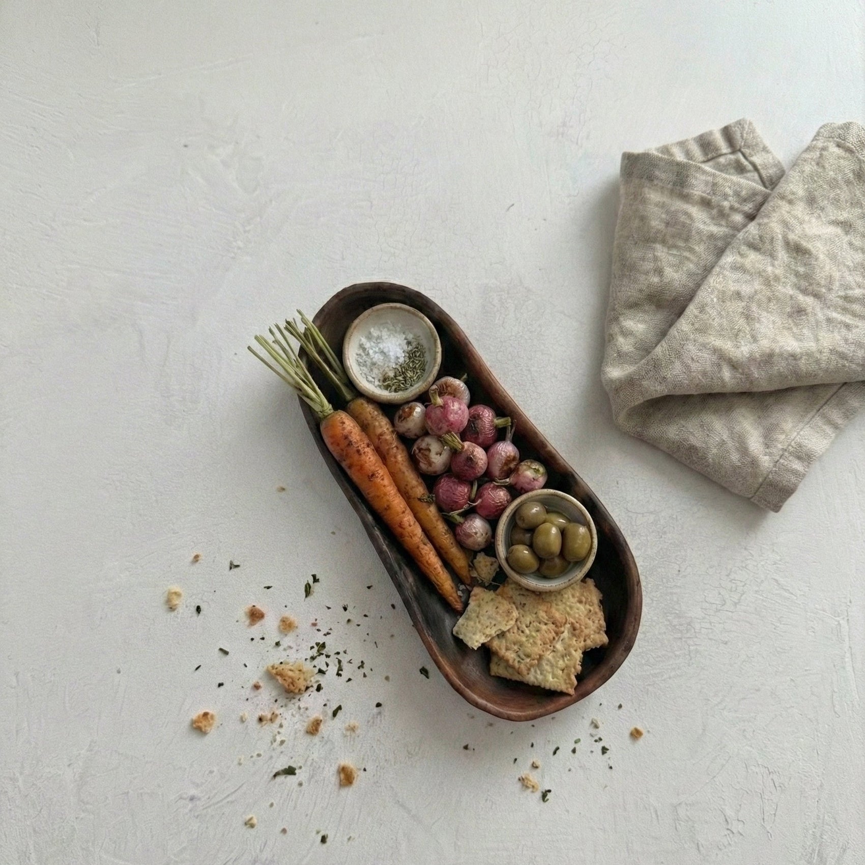 DualGrove Platter · Twin-Pod Form