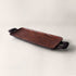 Bamenda hand-carved African hardwood serving tray with rounded handles, handcrafted by Togu&