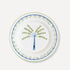 Coqueiro hand-painted ceramic dessert plate with coconut tree motif, handcrafted by Raquel Souza in Portugal, from WILLAGE