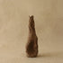 The Gathered Earth Vessel hand-built unglazed clay vase showing raw coarse texture and mineral variations, made by Conrad and Dina in Canada, from WILLAGE