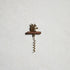 The Gilded Corkscrew showing sculptural animal handle detail and gold aluminum finish against a neutral background