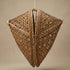 The Knup ancestral bamboo canopy lampshade showing intricate hand-woven lattice pattern, made by Khasi weavers in Meghalaya India, from WILLAGE