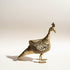The Royal Odisha Peacock Dhokra metal sculpture showing detailed lost-wax cast tail feathers and textured surface, handcrafted in Odisha India, from WILLAGE