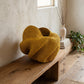 The Sunfold — Yellow Bolga Sculpture Basket