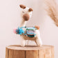 Hand-crocheted llama amigurumi showing yarn detail and hand-stitched finish, from The Hobbyt India
