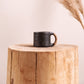 Black Pottery Mugs