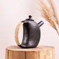 Black Serpentine Stone Wine Pot