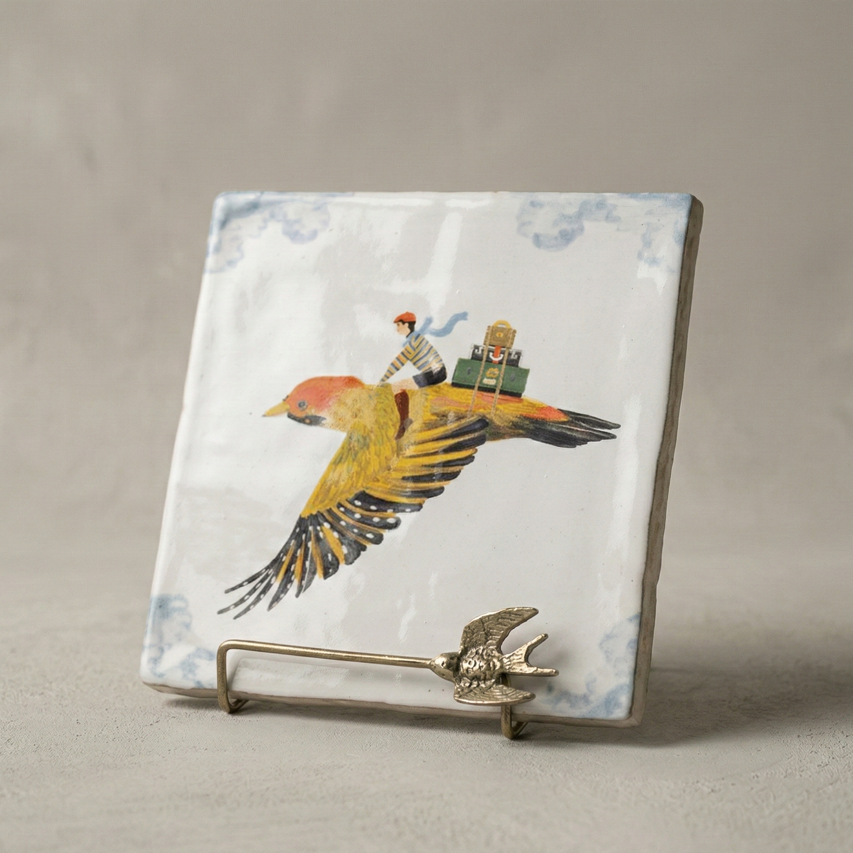 Bird Tile Holder