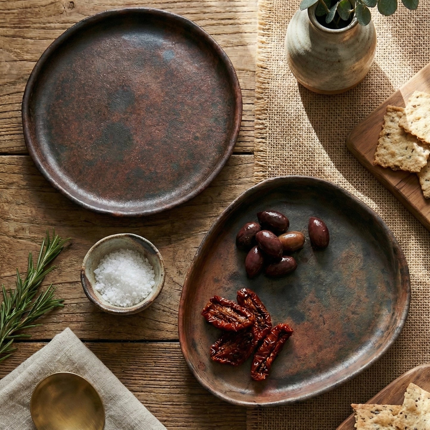 Sung Side Plate · Black Clay Small Plate