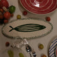 Hand-Painted Fish Serving Platter — Belgium