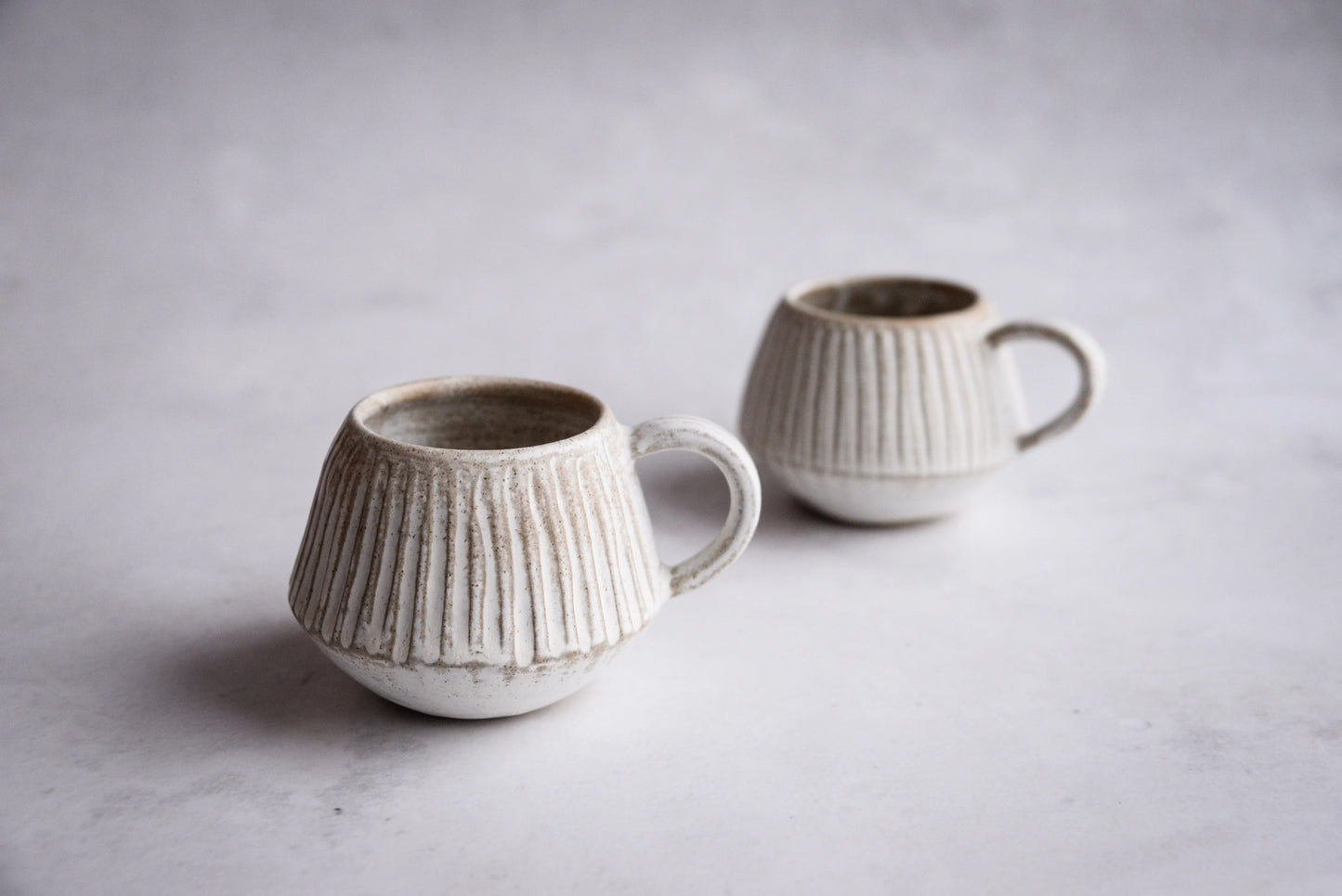 Latvian handmade ceramic mug for tea or coffee – Willage collection