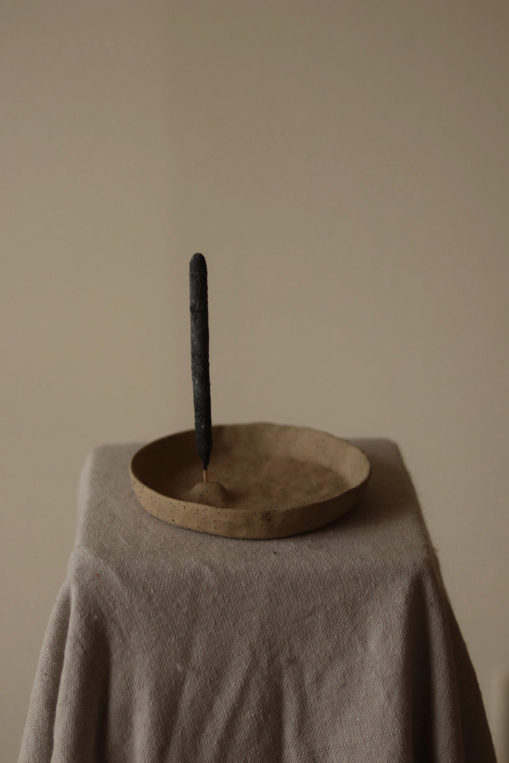 Unglazed clay incense dish from Canada – Willage collection
