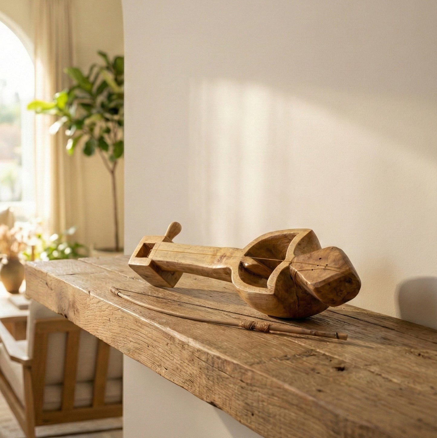 The Listening String — Hand-Carved Khasi Folk Instrument