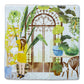 Greenhouse Sanctuary -  Decorative Ceramic Tile