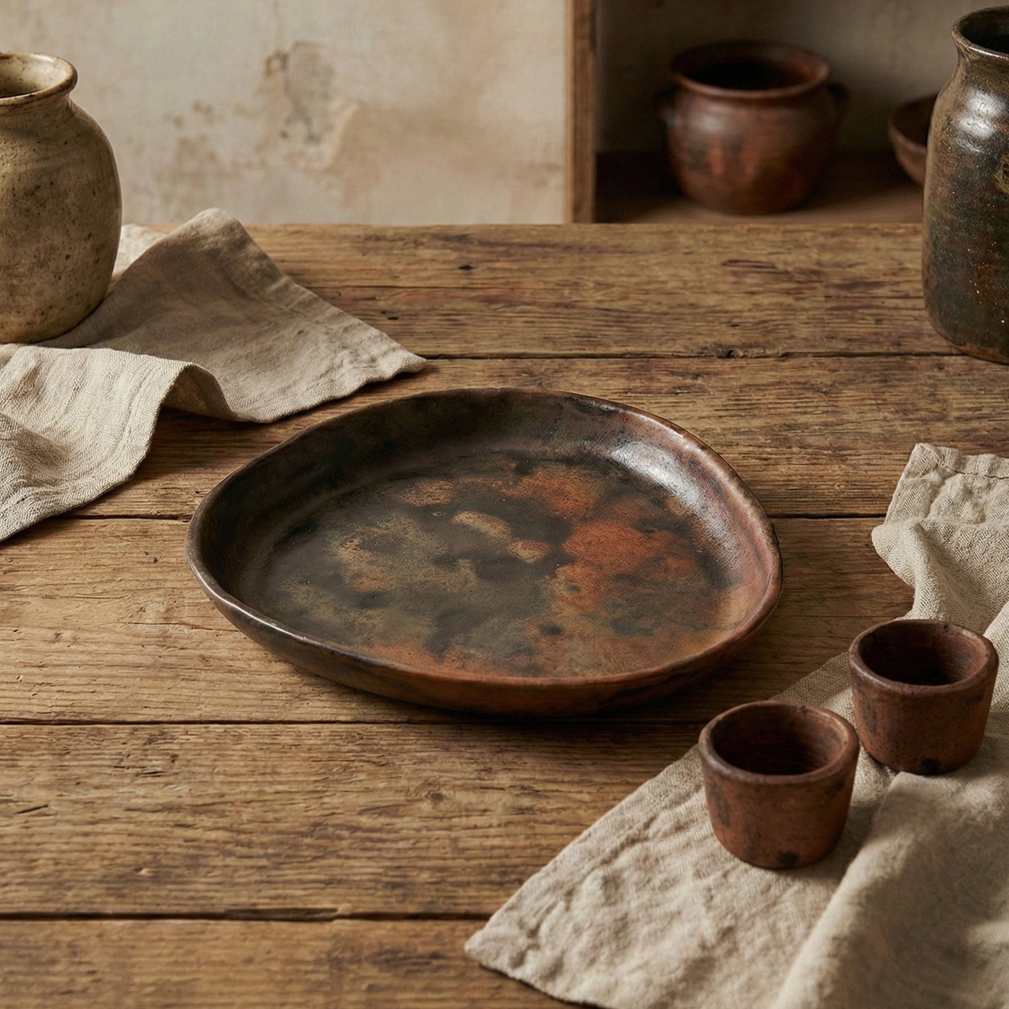 TriSung Plate · Faceted Triangle Form